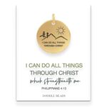 I Can Do All Things Through Christ Mountain Scene Charm
