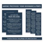 Aaronic Priesthood Theme Print and Bookmark