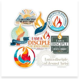 2024 LDS Youth Theme Stickers, I Am a Disciple of Jesus Christ